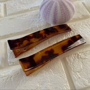 TORTOISESHELL PRINT HAIR CLIP (#X0095)